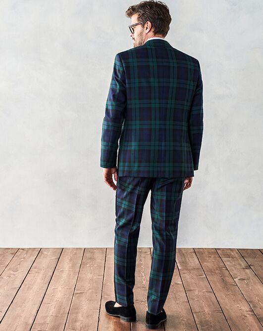 The Black Tux Black Watch Tartan Tuxedo Black Tuxedo - 7