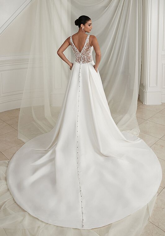 Justin Alexander Elma A-Line Wedding Dress - 3