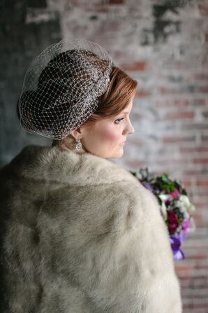 Vintage-Inspired Birdcage Bridal Veil