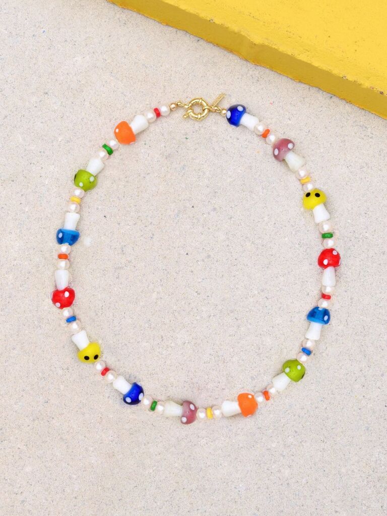 mushroom necklace