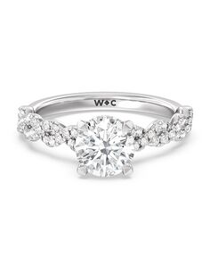 With Clarity Elegant Cushion, Emerald, Radiant, Round, Oval Cut Engagement Ring