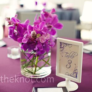 Simple Orchid Centerpieces