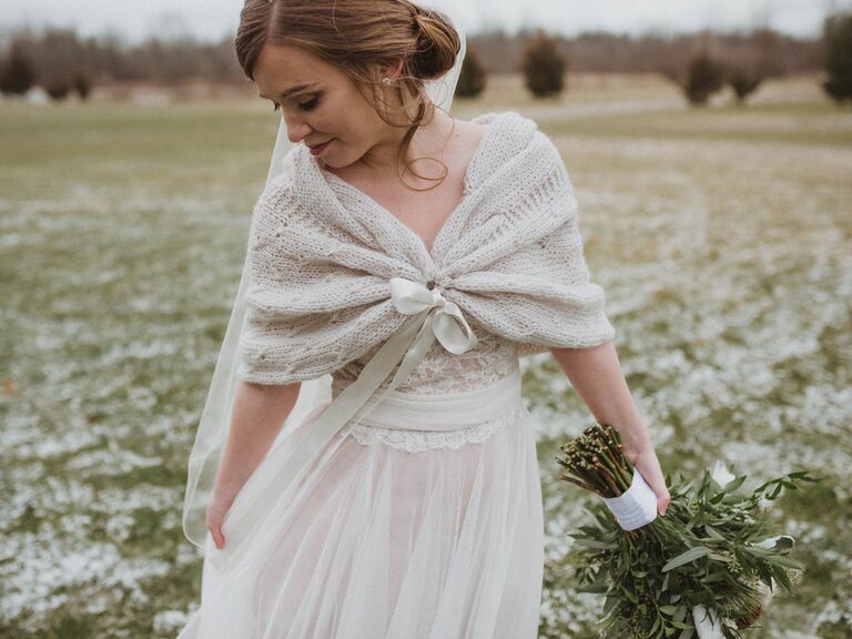 17 Wedding Shawls and Wraps to Keep You Warm on Your Big Day