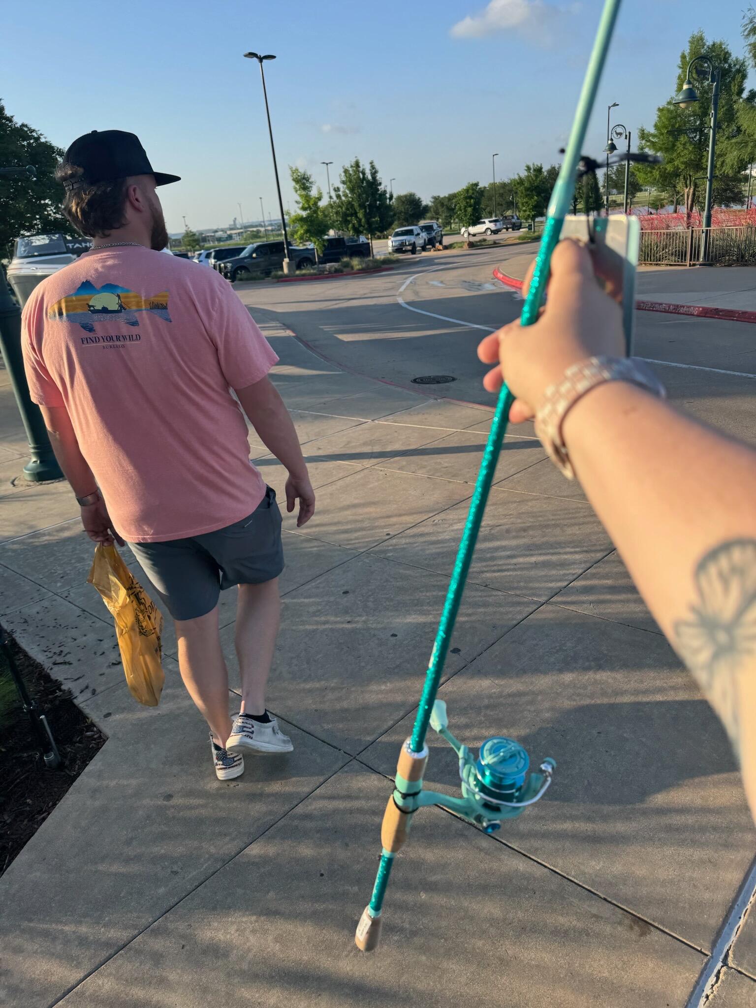 One of our favorite hobbies is fishing together.