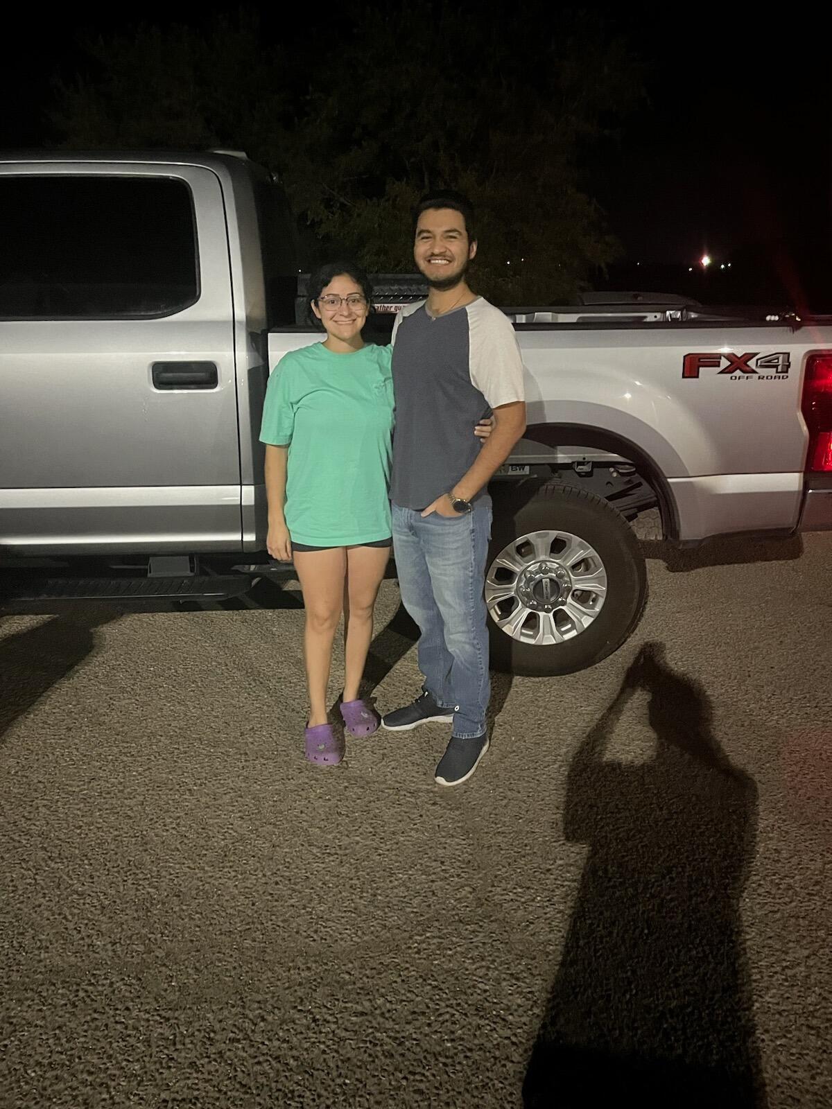 This was the last photo I took with Arianna before leaving her in Amarillo. Long distance relationships are no joke. -M