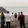 A Champagne-Filled Sunrise Elopement on the Beach in San Francisco, California