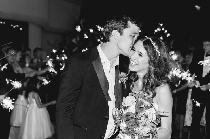 "Our first-dance song was 'Don't Worry Baby' by the Beach Boys," Kelsey says. "It's a fun song, and I think it speaks to our personalities of 'going with the flow.' "