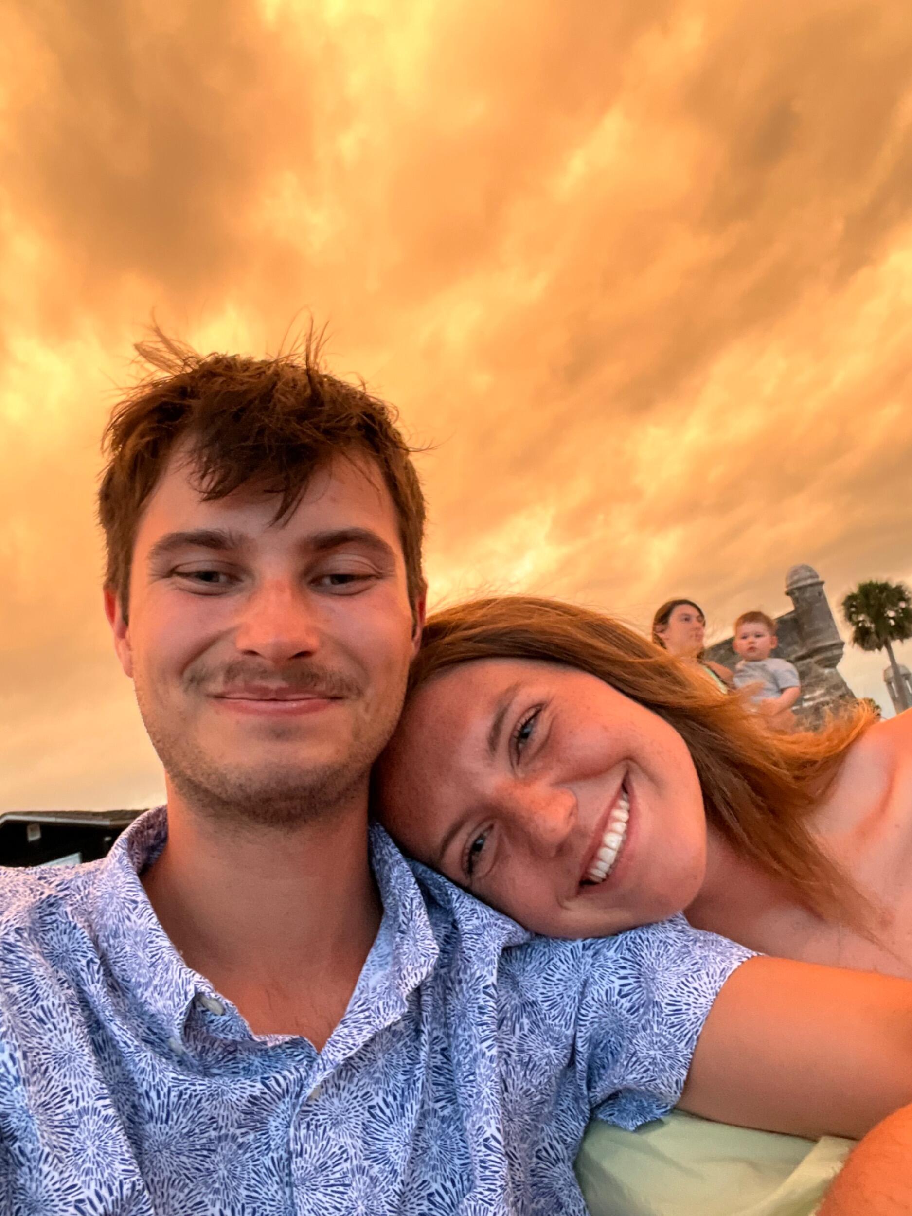 One of our favorite dates was in St. Augustine, where we got to eat seafood and watch the sunset across the ocean!