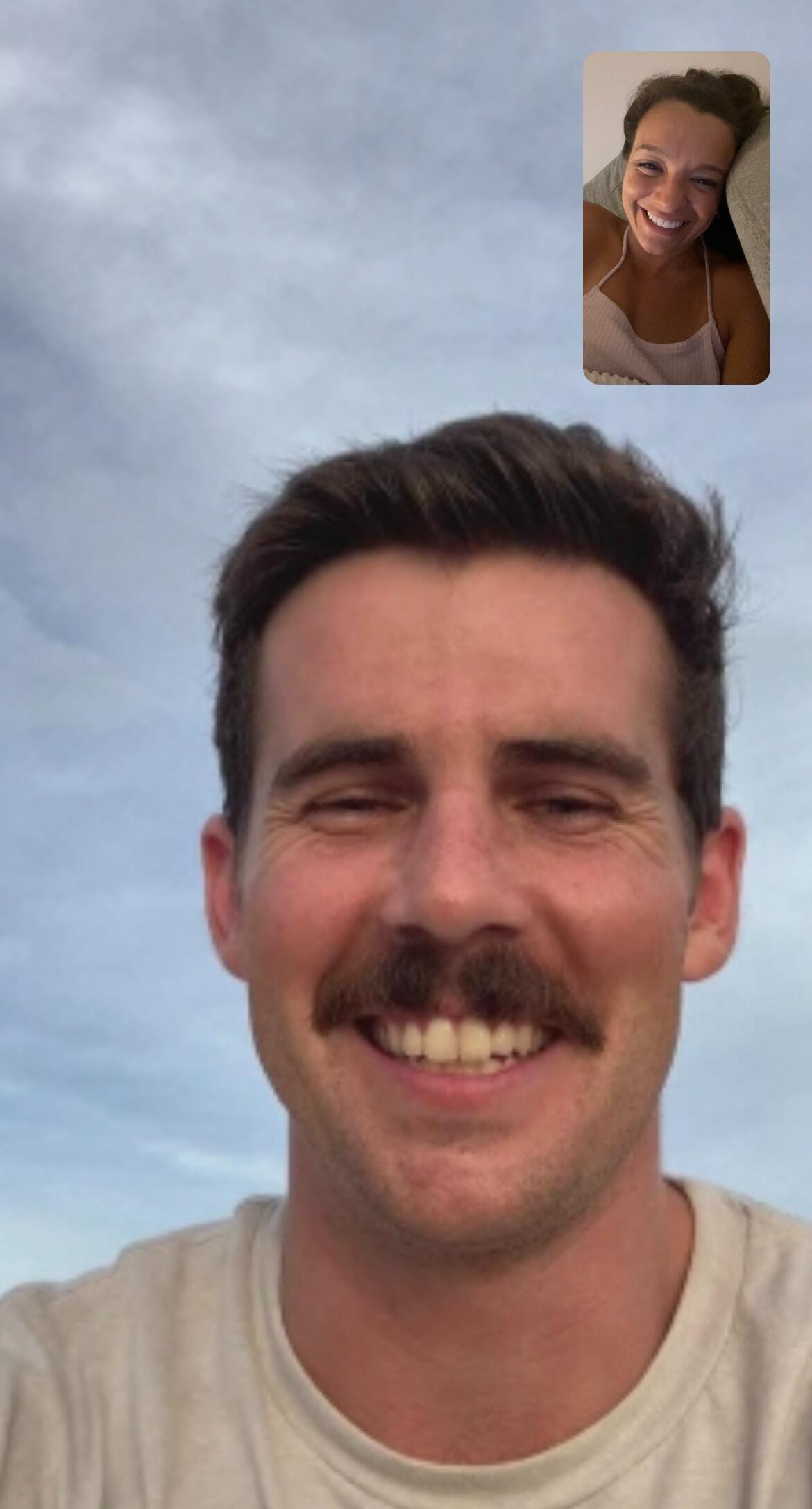 Long distance became even longer when Duncan completed two overseas Navy deployments. Deep conversations, shared music, and daily latte pictures kept them close.