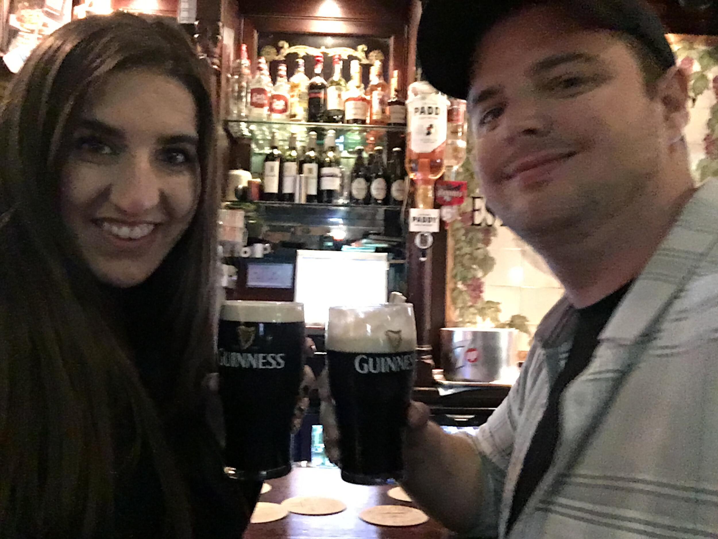 Dublin, Ireland. We drank many pints of Guinness this trip.
