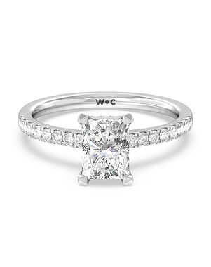 With Clarity Classic Princess, Cushion, Emerald, Radiant, Round, Oval Cut Engagement Ring