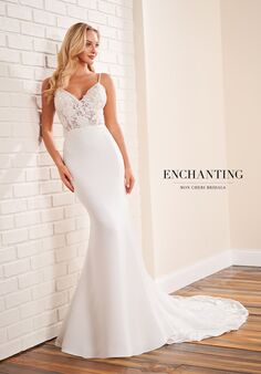 Enchanting by Mon Cheri E601 Fit-and-Flare Wedding Dress