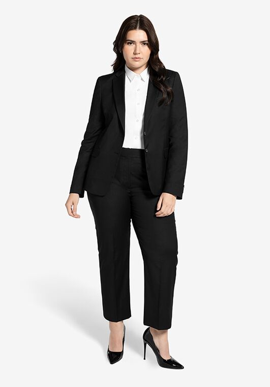 Generation Tux Women's Black Suit Pantsuits and Separates Wedding Dress - 6