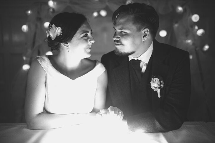 Floral Hair Accessory and White Rose Boutonniere