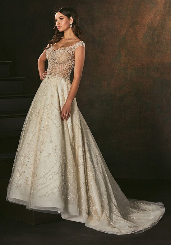 Amaré Couture C158 Alanis A-Line Wedding Dress - 1