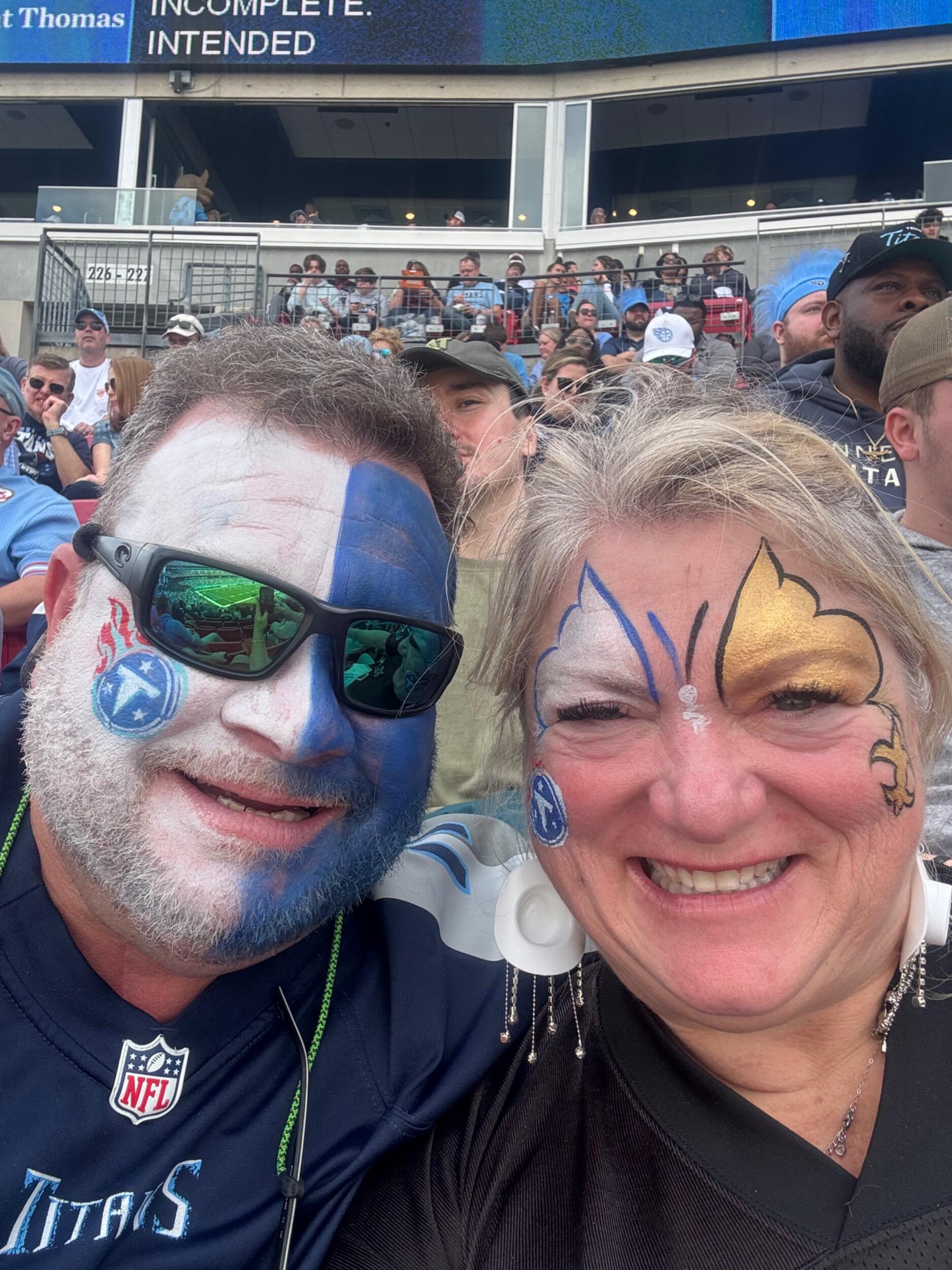 Titans/Saints game in Nashville!