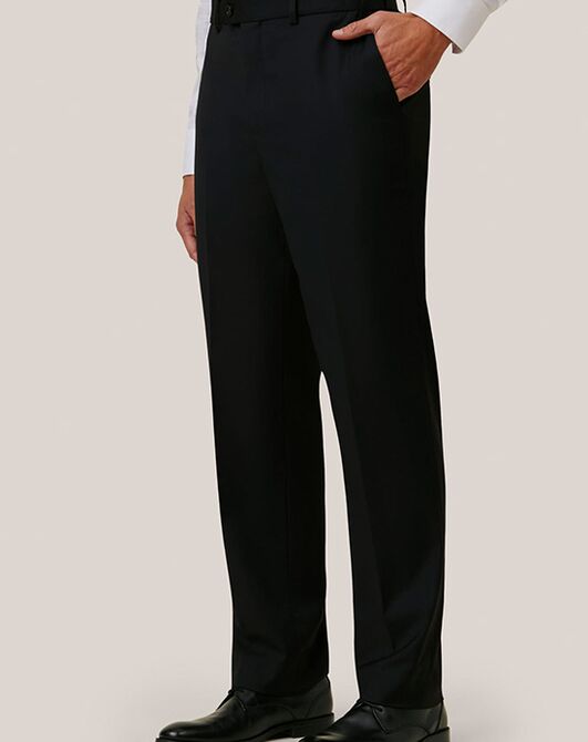 Birdy Grey Suits Taylor Suit Pants in Black Black Tuxedo - 4