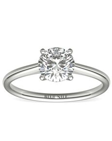 Blue Nile Round Cut Engagement Ring