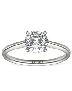 Blue Nile Round Cut Engagement Ring