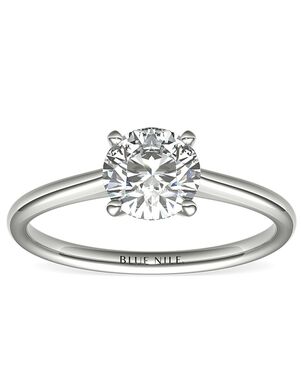 Blue Nile Round Cut Engagement Ring