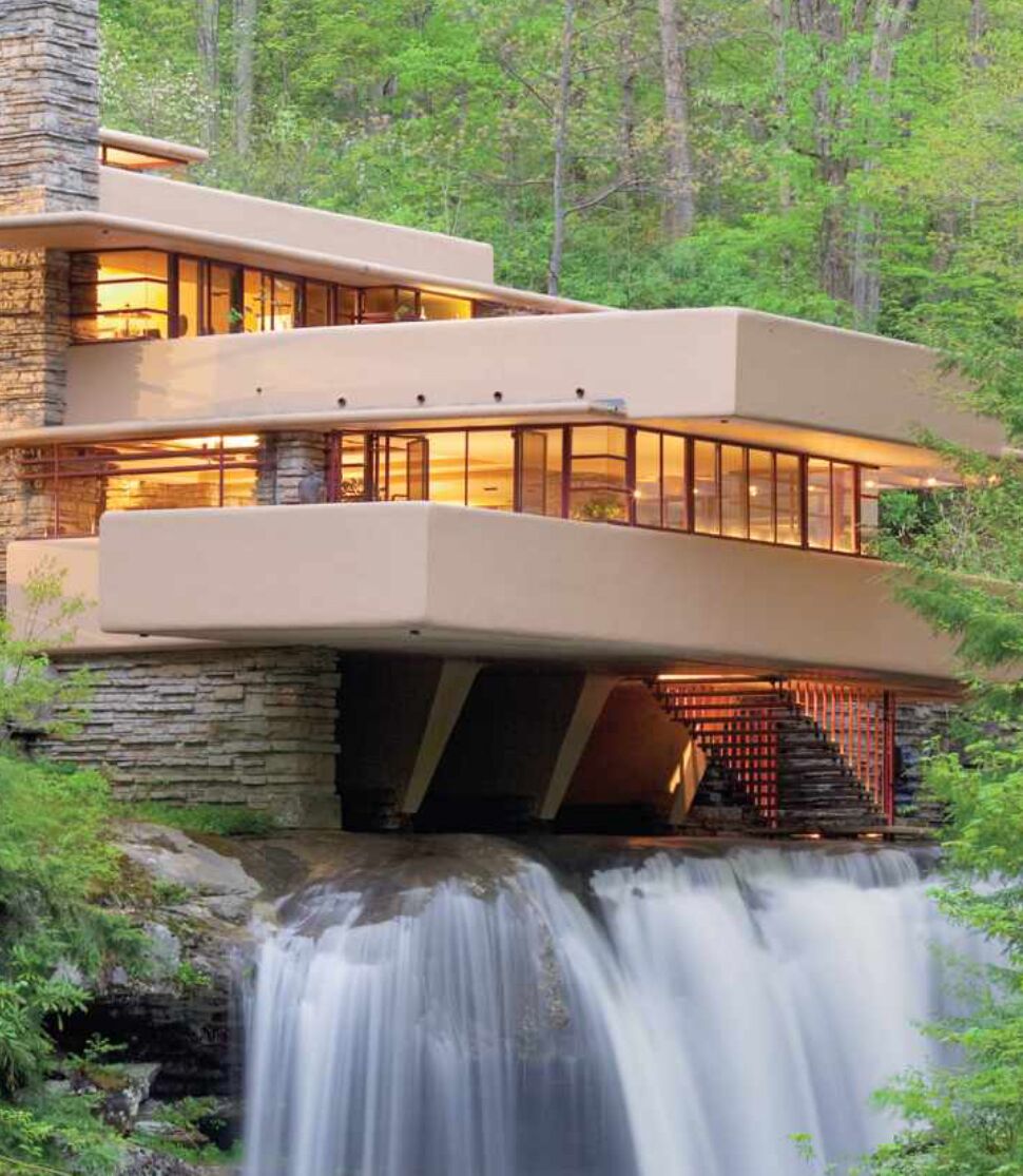 Picture of Falling Water, Frank Lloyd Wright