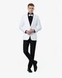 Menguin White Dinner Jacket White Tuxedo - thumbnail - 1