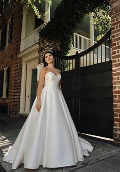 Essense of Australia D4117 Ball Gown Wedding Dress