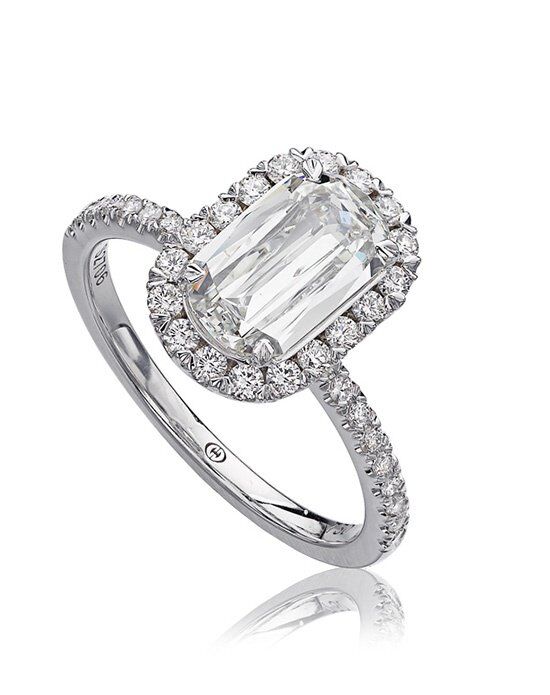 Christopher Designs Classic Emerald Cut Engagement Ring - 1