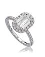 Christopher Designs Classic Emerald Cut Engagement Ring - thumbnail - 1