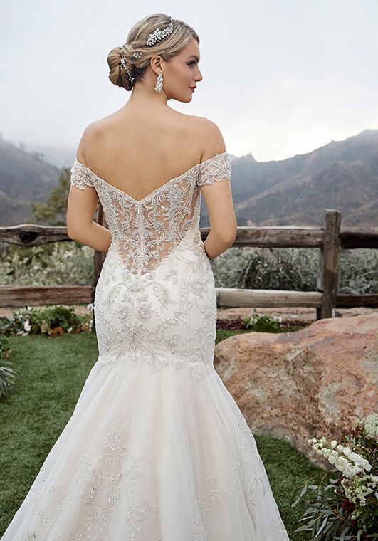 Casablanca Bridal 2423 Gabrielle Mermaid Wedding Dress - 6