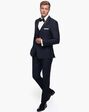 Generation Tux Midnight Blue Peak Lapel Tuxedo Blue Tuxedo - thumbnail - 3