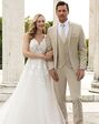 BLACKTIE METRO Tan Wedding Suit Champagne Tuxedo - thumbnail - 6