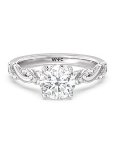 With Clarity Unique Princess, Cushion, Emerald, Radiant, Round, Oval Cut Engagement Ring