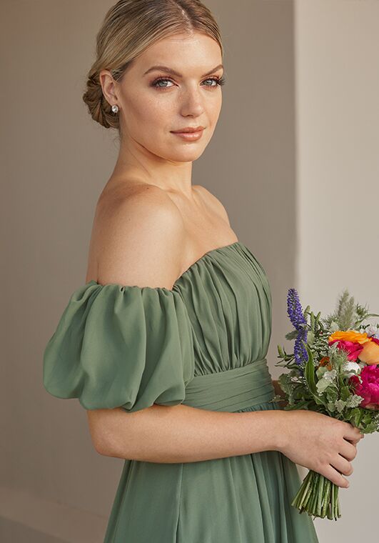 B2 Bridesmaids by Jasmine B253004 Off the Shoulder Bridesmaid Dress - 3