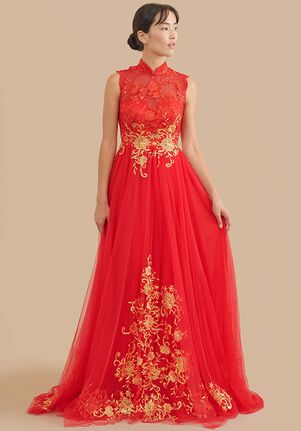 East Meets Dress Mindy Bespoke Dress Qun Kwa & Qipao Wedding Dress