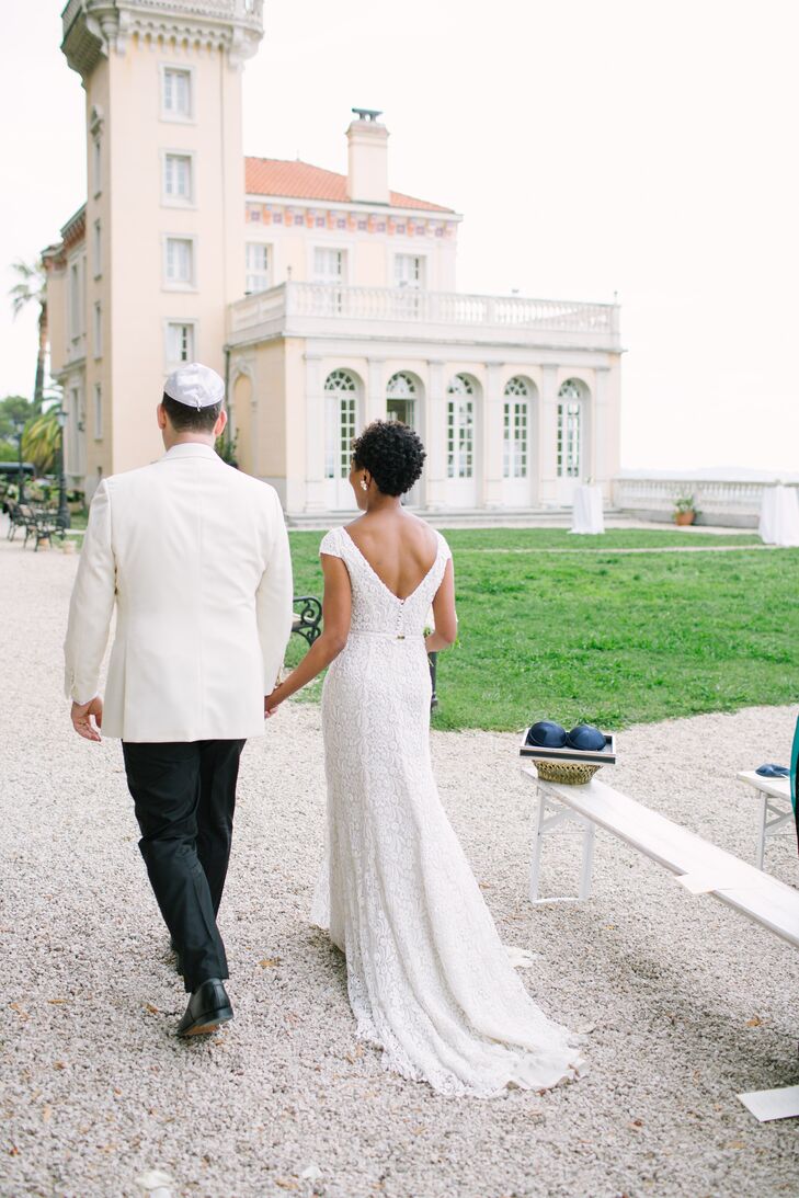 Custom Inmaculada Garcia Lace A-Line Gown