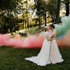 These Brides Invited Llamas to Their Rustic Wedding in the Mountains of North Carolina
