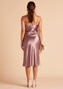 Birdy Grey Lisa Midi Dress in Dark Mauve Scoop Bridesmaid Dress - thumbnail - 3