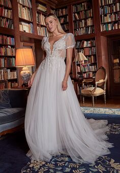 Casablanca Bridal 2555 Sabine A-Line Wedding Dress