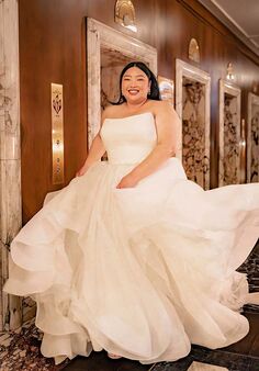 Stella York 7729 plus Ball Gown Wedding Dress