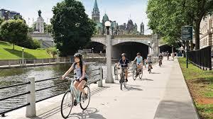 Picture of Biking along the Rideau Canal