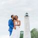 Couple Portraits at Lighthouse Point Park in New Haven, Connecticut