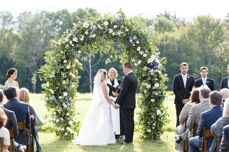 Lush, Garden-Inspired Wedding Arch