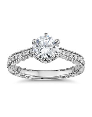 Blue Nile Round Cut Engagement Ring