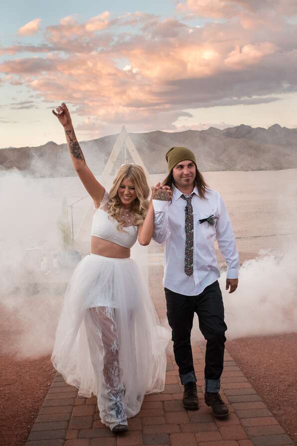 Alternative Beach Wedding