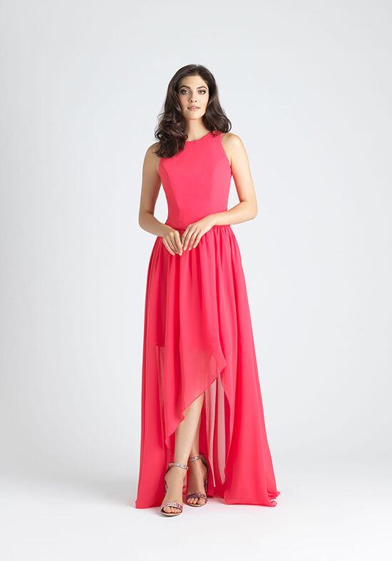 Allure Bridesmaids 1529T Bateau Bridesmaid Dress - 1