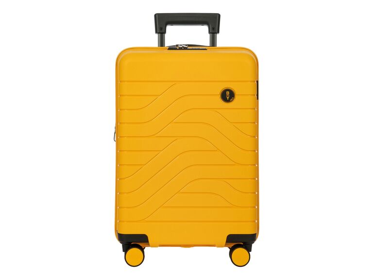 Bric's bright yellow carry-on luggage for newlyweds