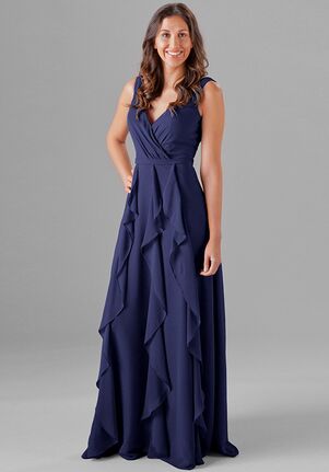 Kennedy Blue Everly V-Neck Bridesmaid Dress