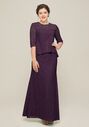 AW Bridal AW Jennifer Dress Purple Mother Of The Bride Dress - thumbnail - 4