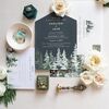 A Christmas Wedding With Deep Greens and Snowy Whites at the Sunset Coffee Building in Houston, Texas